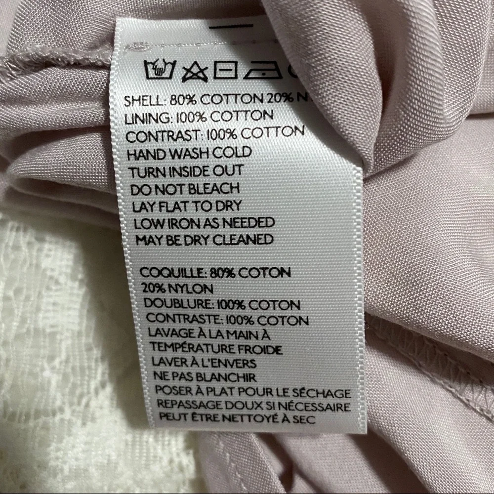 URBAN OUTFITTERS PINS AND NEEDLES Cream Lace Strapless Mini… - Picture 10 of 10